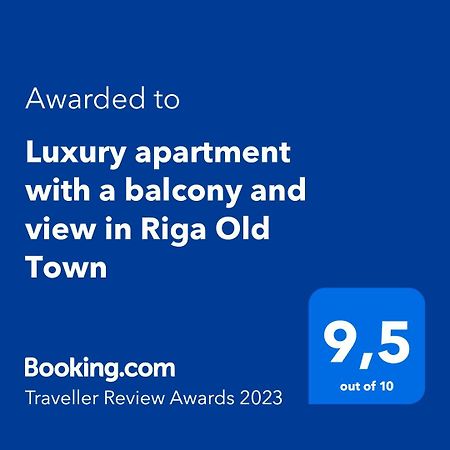 Luxury Apartment With A Balcony And View In Riga Old Town Exteriör bild